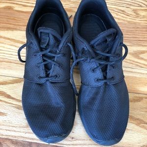 Black Nike sneakers